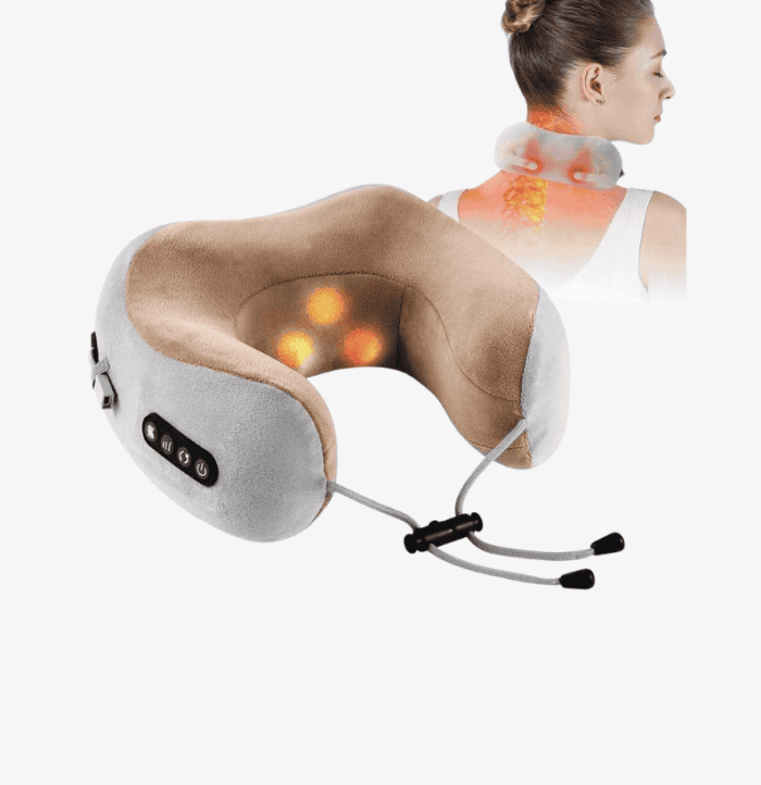 U Shaped Travel Neck Massage Pillow